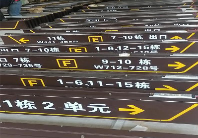 永福广告标识中，常见的几种安装方式。