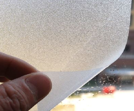 永福玻璃门外面粘广告用什么材料好？